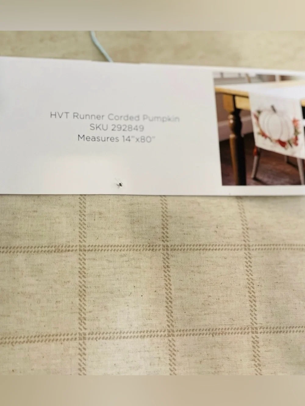 Kirkland Home Pumpkin Table Runner